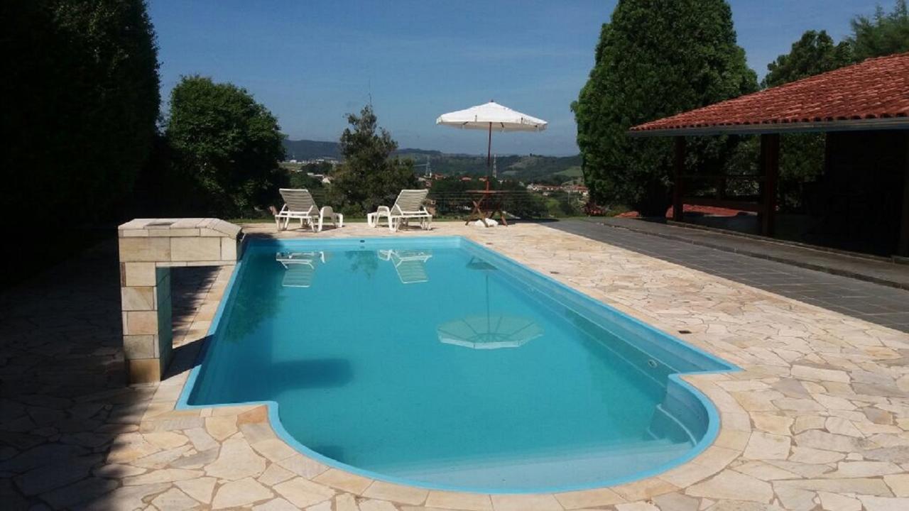 Linda Chácara com Piscina Atibaia Exterior foto